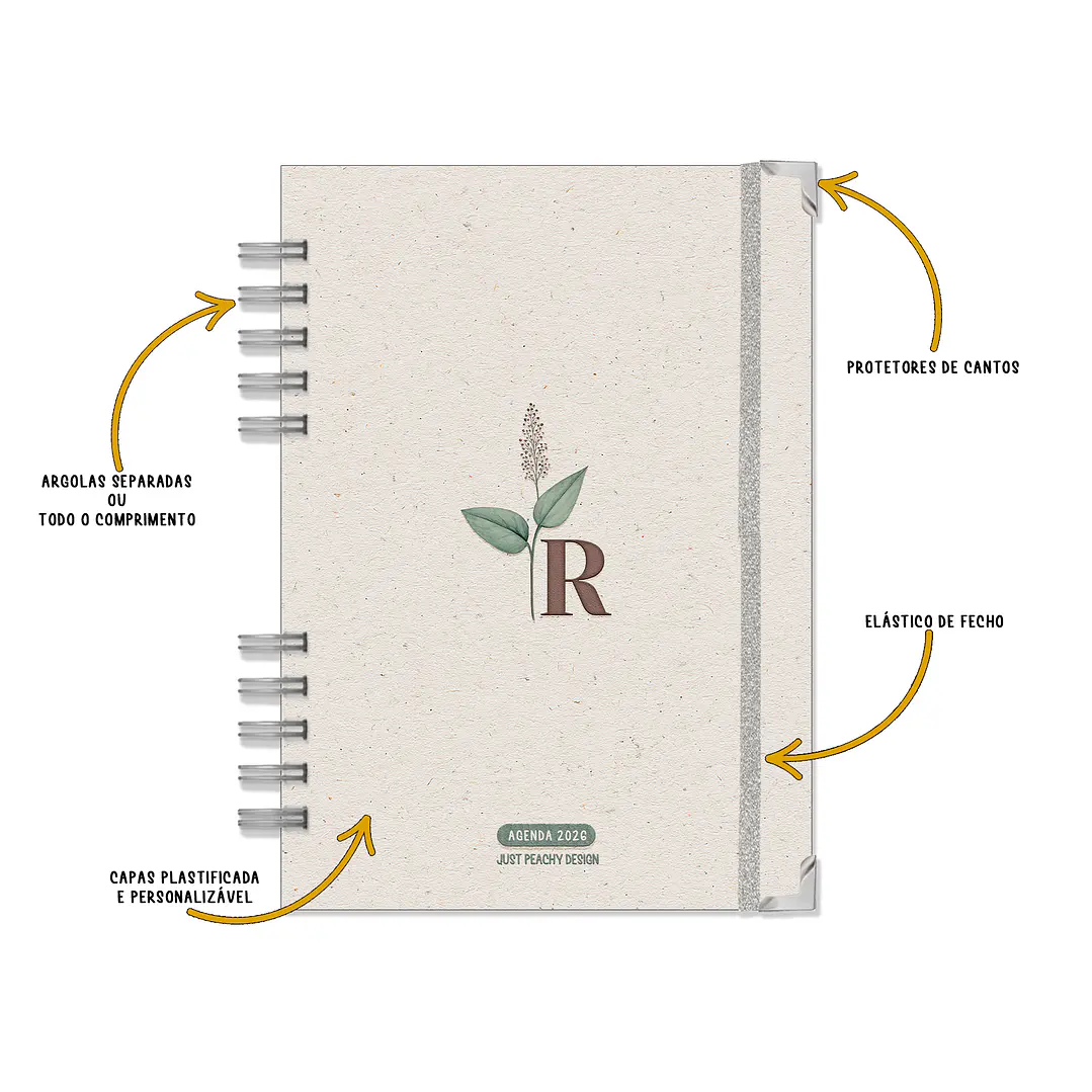 Agenda Diária 16 Meses ✨ Pré-Venda | Inclui Kit Oferta Exclusivo 🍑 4