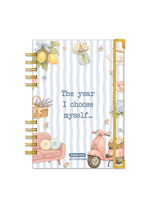 Agenda Profissional Diária 2026-2027 ✨ Pré-Venda | Inclui Kit Oferta Exclusivo 🍑