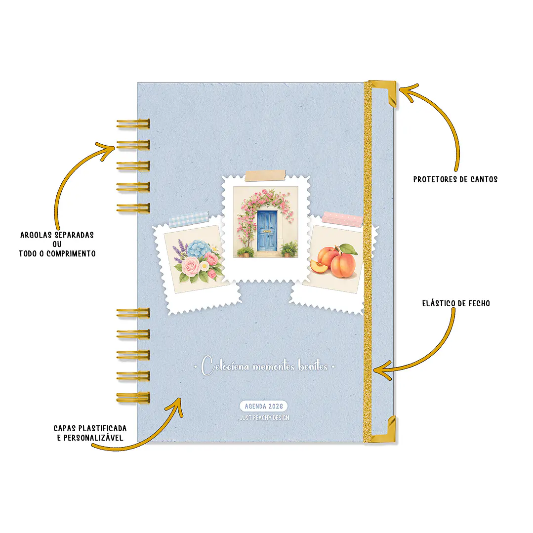 Agenda Profissional Diária 2027 ✨ Pré-Venda | Inclui Kit Oferta Exclusivo 🍑 4