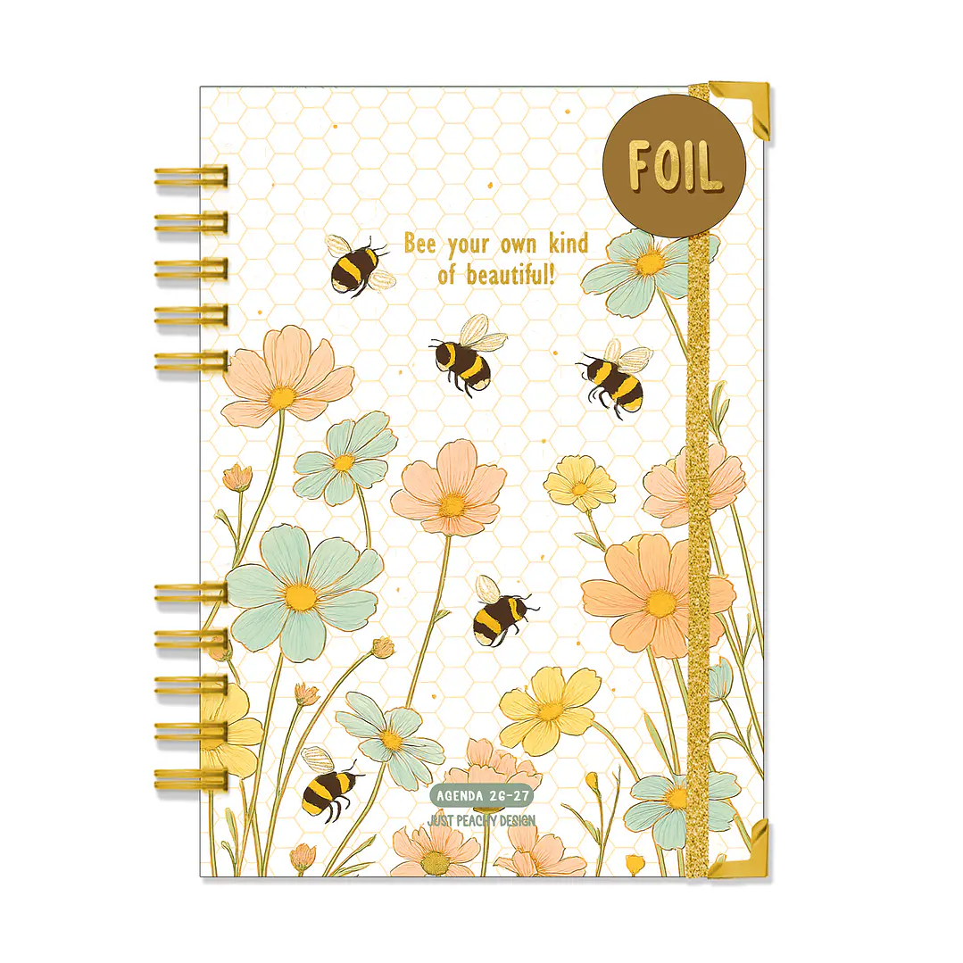 Agenda Profissional Diária 16 Meses ✨ Pré-Venda | Inclui Kit Oferta Exclusivo 🍑 1