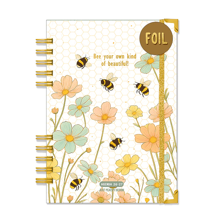 Agenda Profissional Diária 16 Meses ✨ Pré-Venda | Inclui Kit Oferta Exclusivo 🍑 1