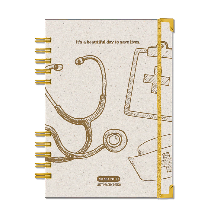 Agenda Enfermeira 2026-2027 ✨ Pré-Venda | Inclui Kit Oferta Exclusivo 🍑 1