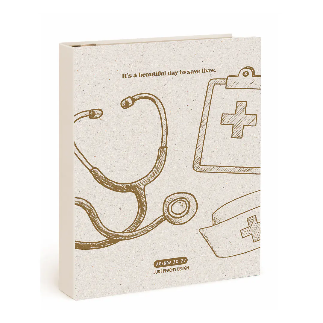 Agenda Enfermeira 2026-2027 ✨ Pré-Venda | Inclui Kit Oferta Exclusivo 🍑 3