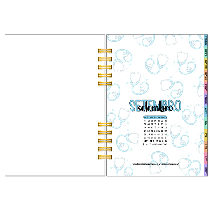 Agenda Enfermeira 2026-2027 ✨ Pré-Venda | Inclui Kit Oferta Exclusivo 🍑 11