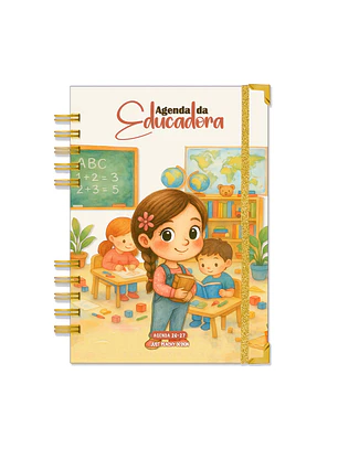 Agenda Educadora 2026-2027 ✨ Pré-Venda | Inclui Kit Oferta Exclusivo 🍑