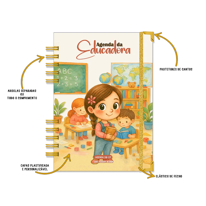 Agenda Educadora 2026-2027 ✨ Pré-Venda | Inclui Kit Oferta Exclusivo 🍑 4