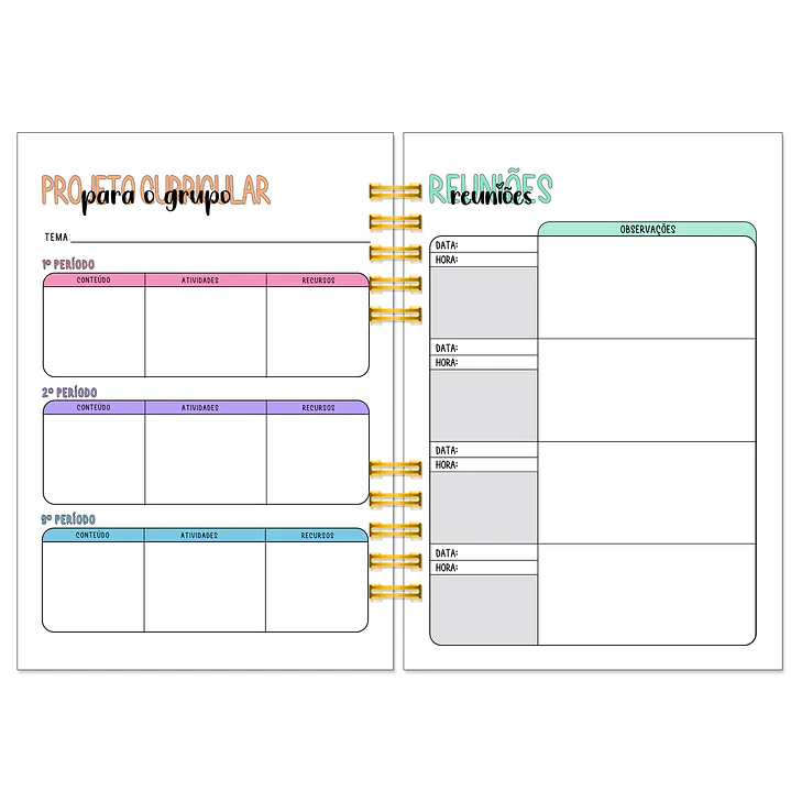 Agenda Professora 1ºCiclo 2026-2027 ✨ Pré-Venda | Inclui Kit Oferta Exclusivo 🍑 10