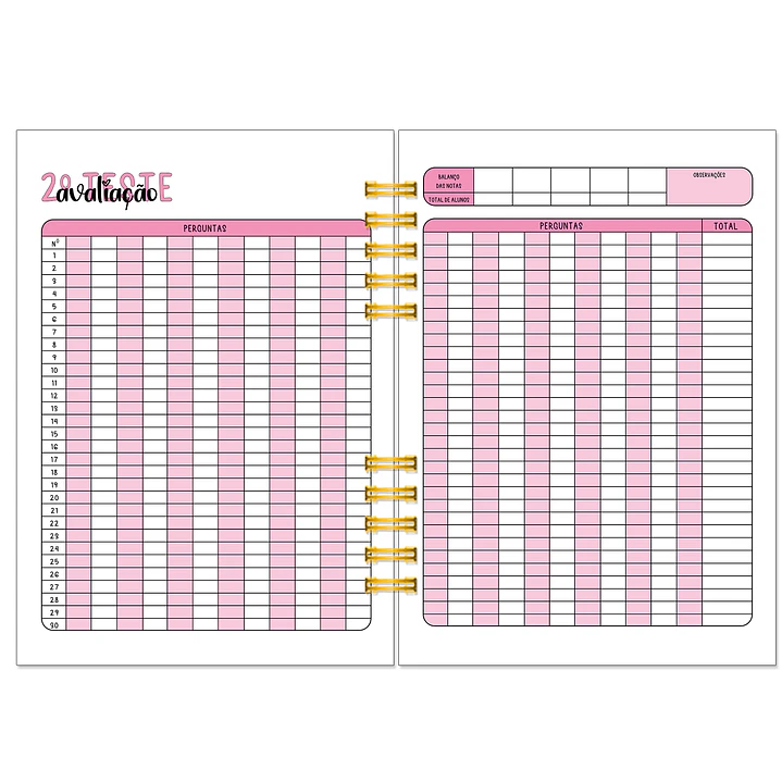 Agenda Professora 2026-2027 ✨ Pré-Venda | Inclui Kit Oferta Exclusivo 🍑 15