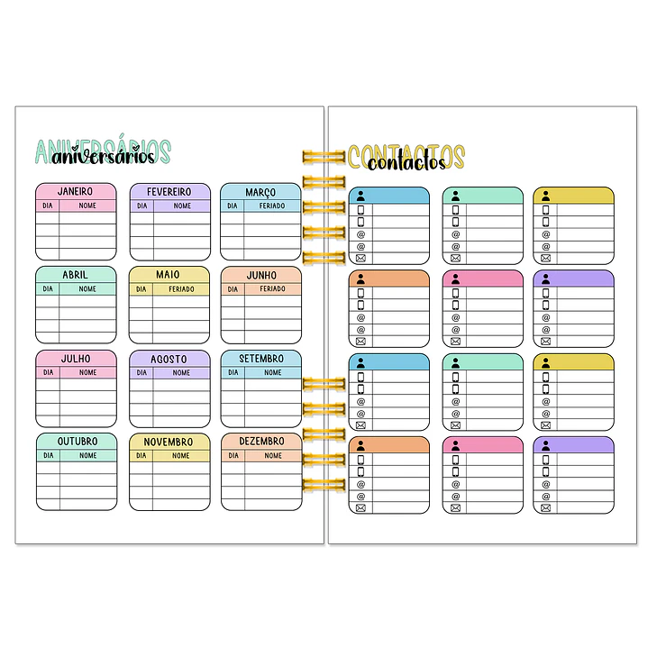 Agenda Professora 2026-2027 ✨ Pré-Venda | Inclui Kit Oferta Exclusivo 🍑 20