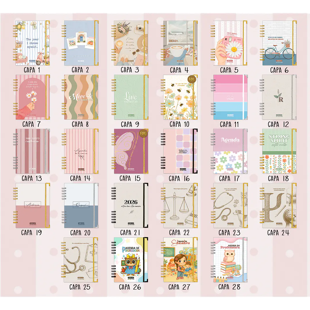 Agenda Professora 2026-2027 ✨ Pré-Venda | Inclui Kit Oferta Exclusivo 🍑 22