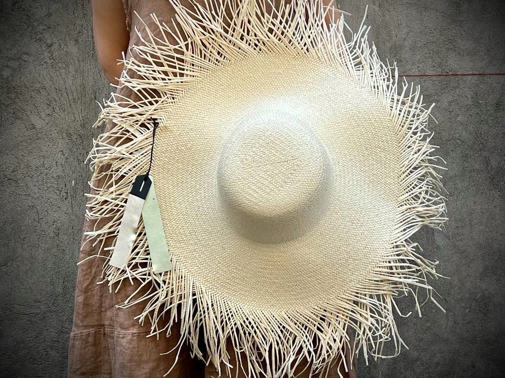 Sombrero flecos Claro