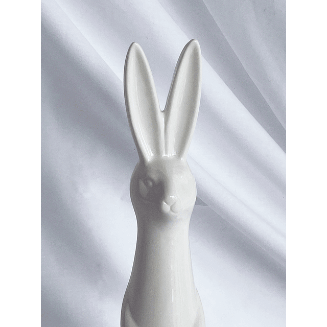 Conejo Blanco Cerámica