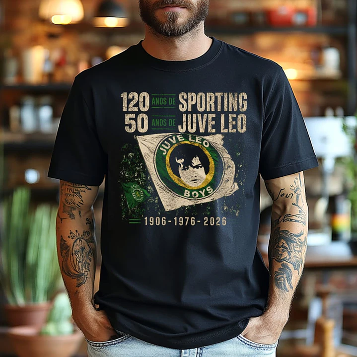 Tshirt comemorativa 120 anos Sporting CP - 50 anos Juventude Leonina 1