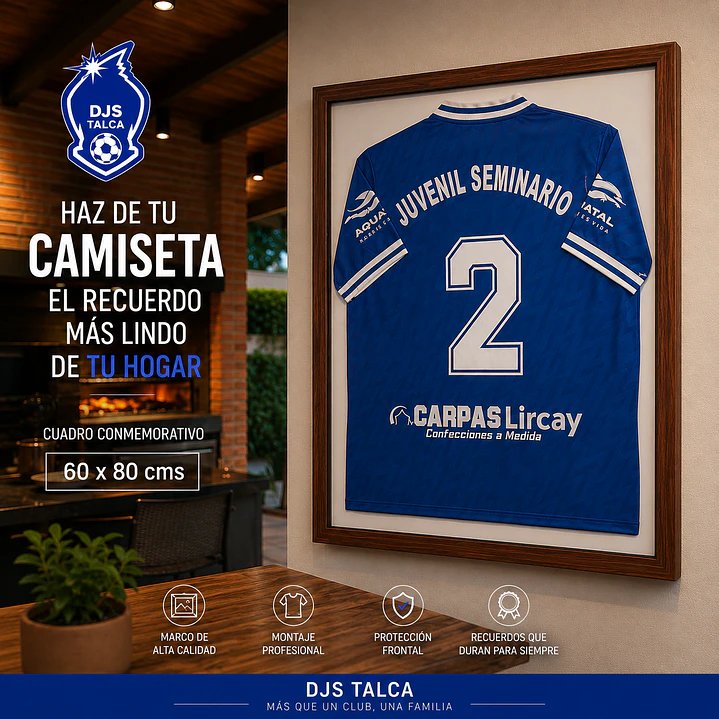 Cuadro camiseta conmemorativo 1