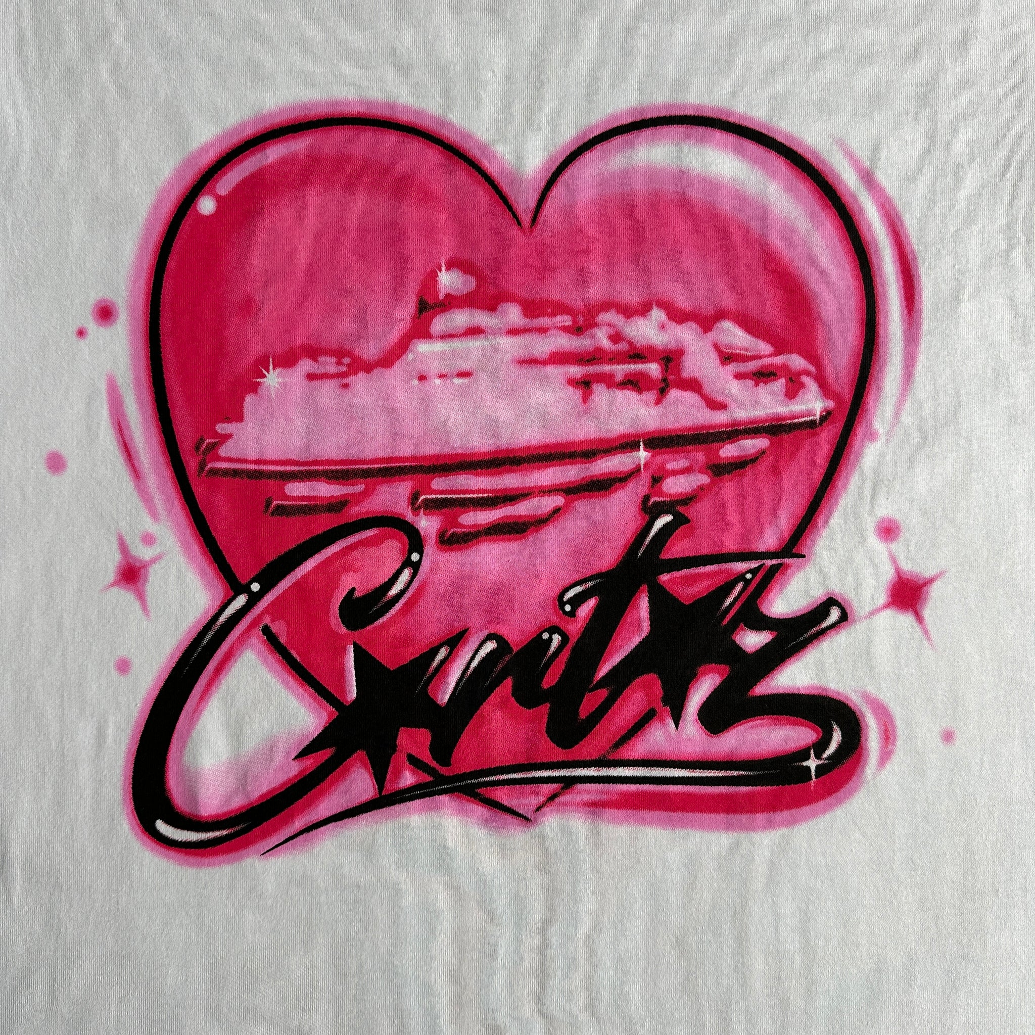 Camisola Corteiz Pink Heart Tee 3