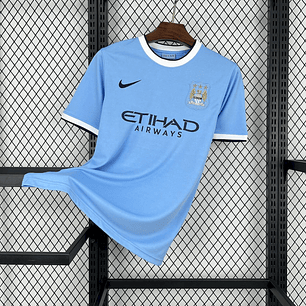 Camisola Retro Manchester City F.C. Principal 2013/14