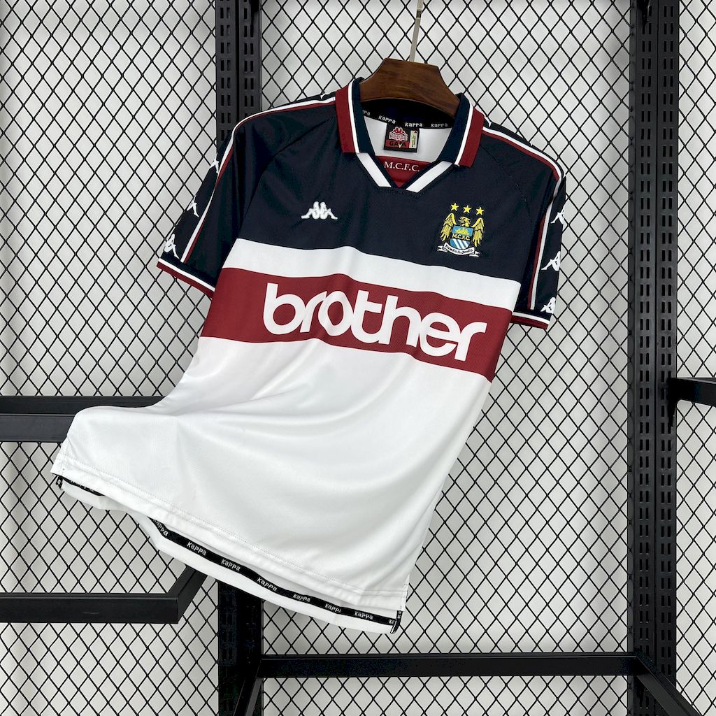 Camisola Retro Manchester City F.C. Alternativa 1997/98 1