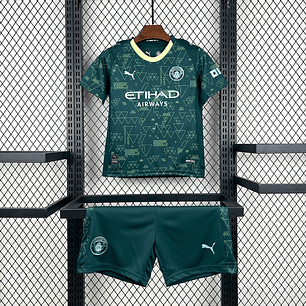 Equipamento Criança Manchester City F.C. Quarto 25/26 