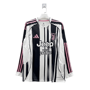 Camisola Juventus F.C. Principal 25/26 - Manga Comprida