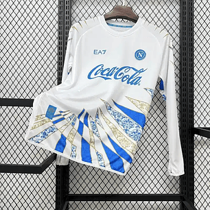 Camisola S.S.C. Napoli Aquecimento 25/26 - Manga Comprida