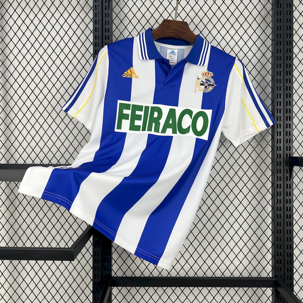 Camisola Retro Deportivo de La Coruna Principal 1999/00 1