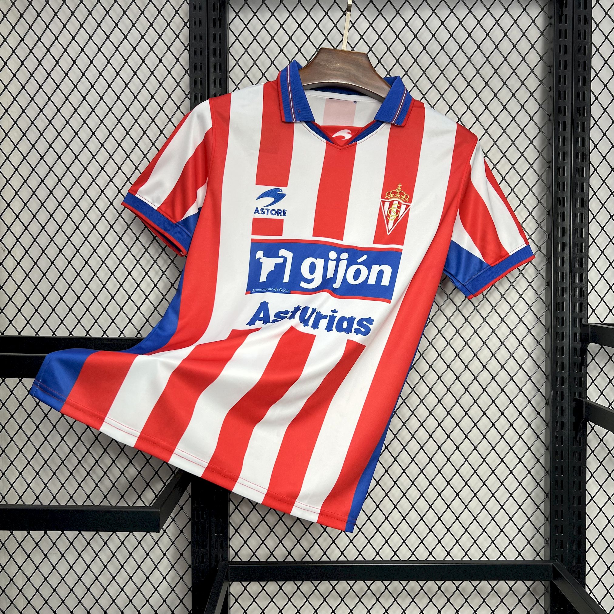 Camisola Retro Sporting de Gijón Principal 2001/02 1