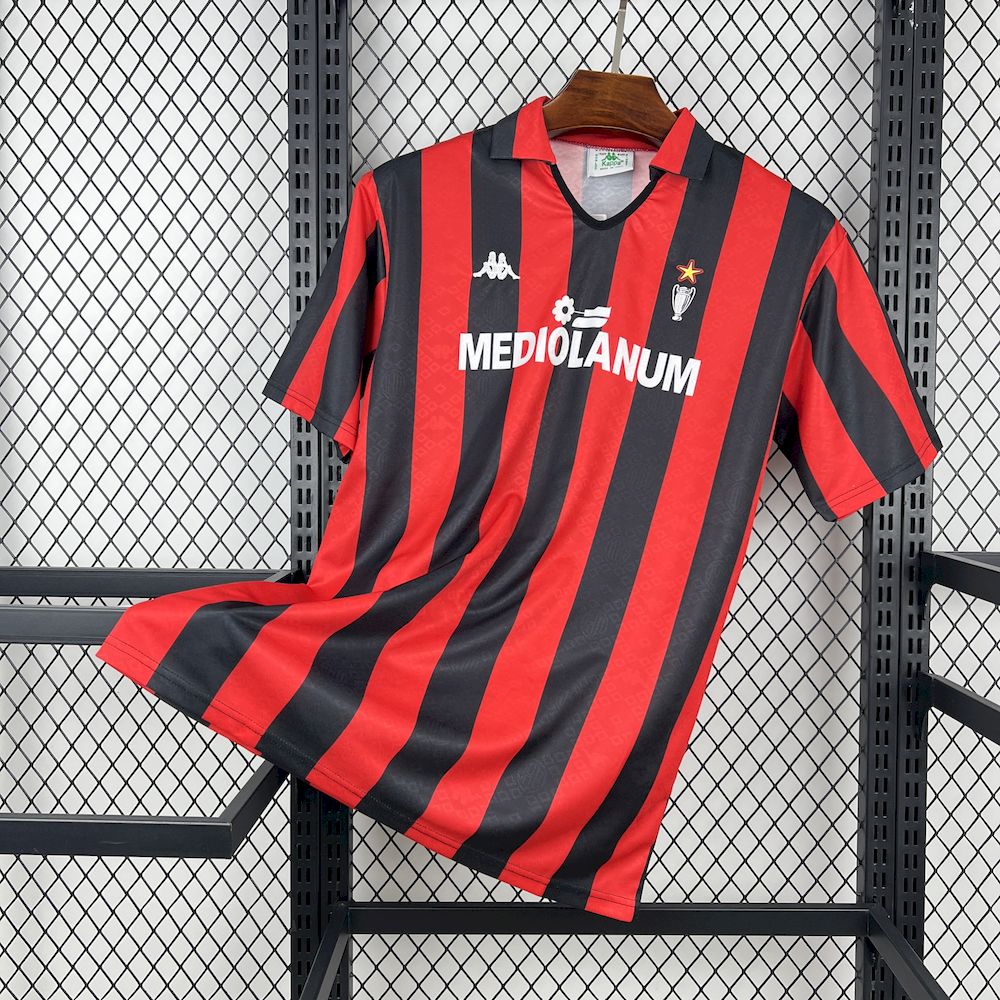 Camisola Retro A.C. Milan Principal 1988/89 1