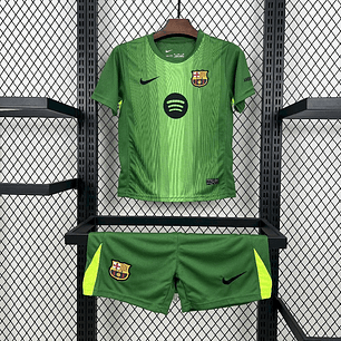 Equipamento Criança F.C. Barcelona Guarda Redes 25/26