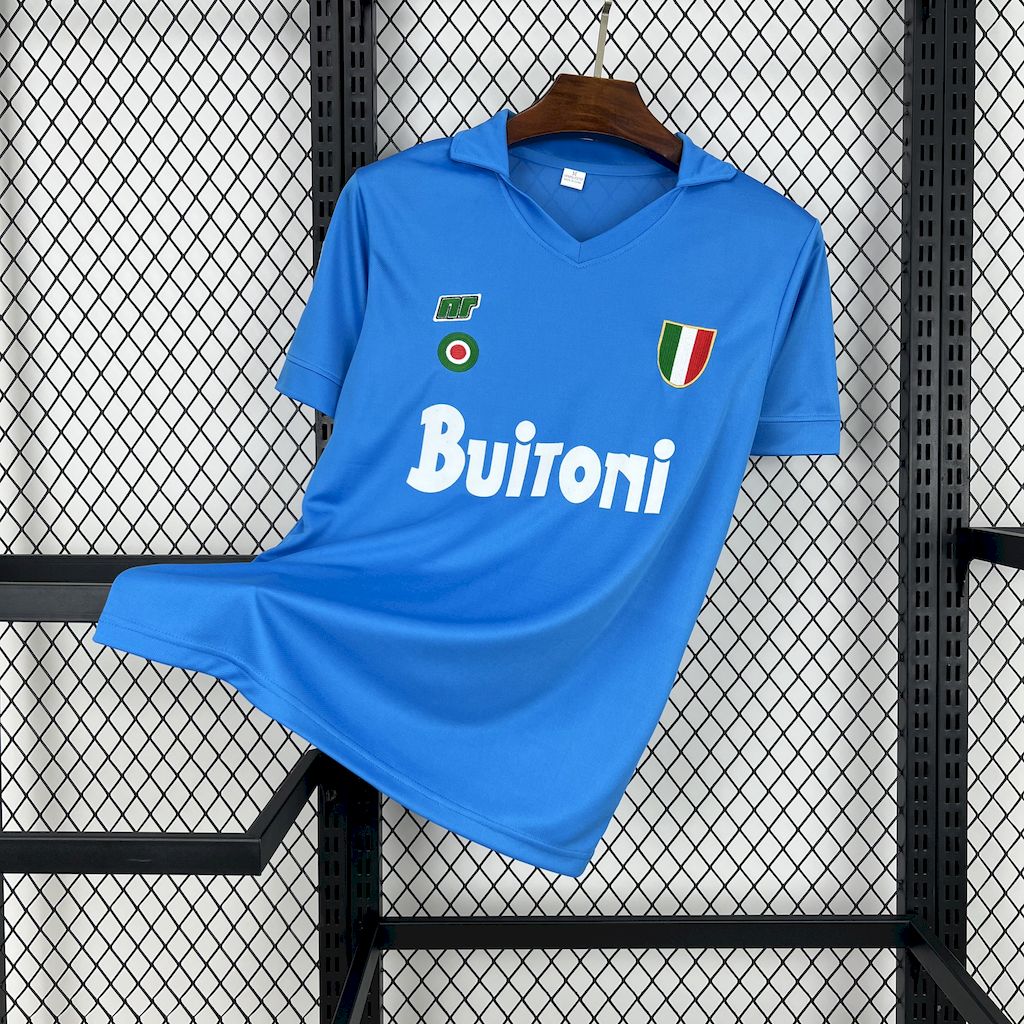 Camisola Retro S.S.C. Napoli Principal 1987/88 1