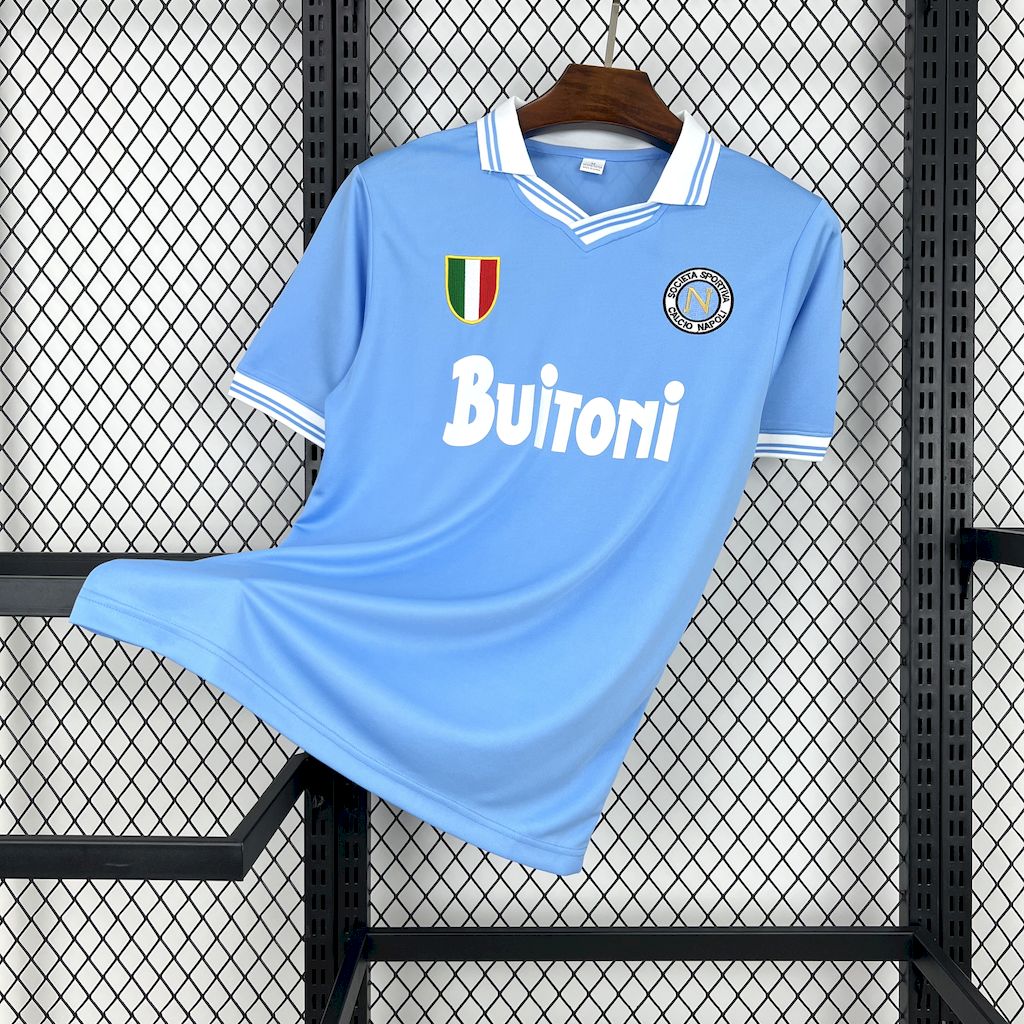 Camisola Retro S.S.C. Napoli Principal 1986/87 1
