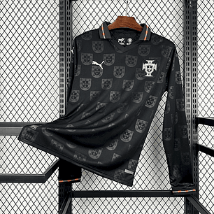 Camisola Portugal Edição Especial Pantera Negra - Manga Comprida