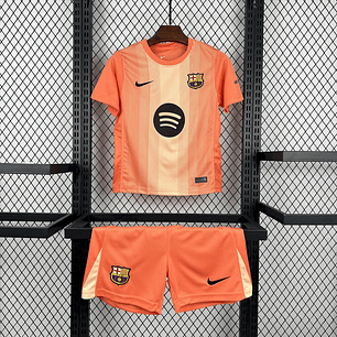 Equipamento Criança F.C. Barcelona Guarda Redes 25/26