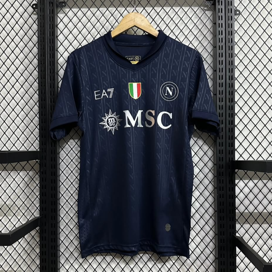 Camisola S.S.C. Napoli Terceira Champions League 25/26 1