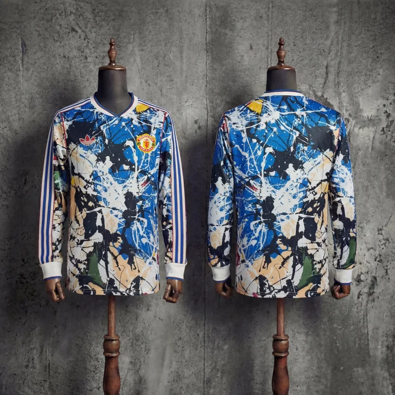 Camisola Manchester United F.C. Stone Roses 2026 - Manga Comprida 4