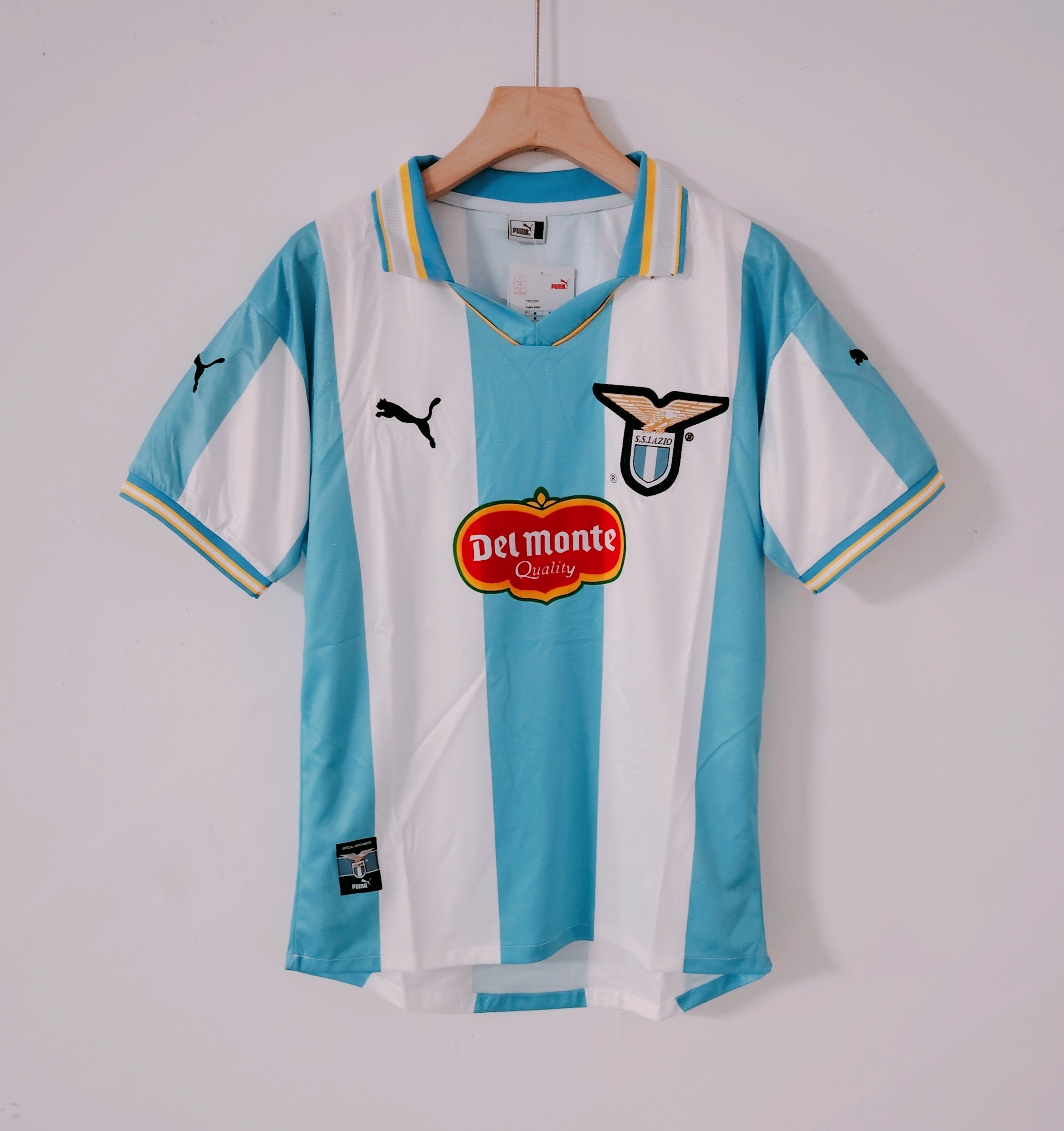 Camisola Retro S.S. Lazio Principal 1999/00 1