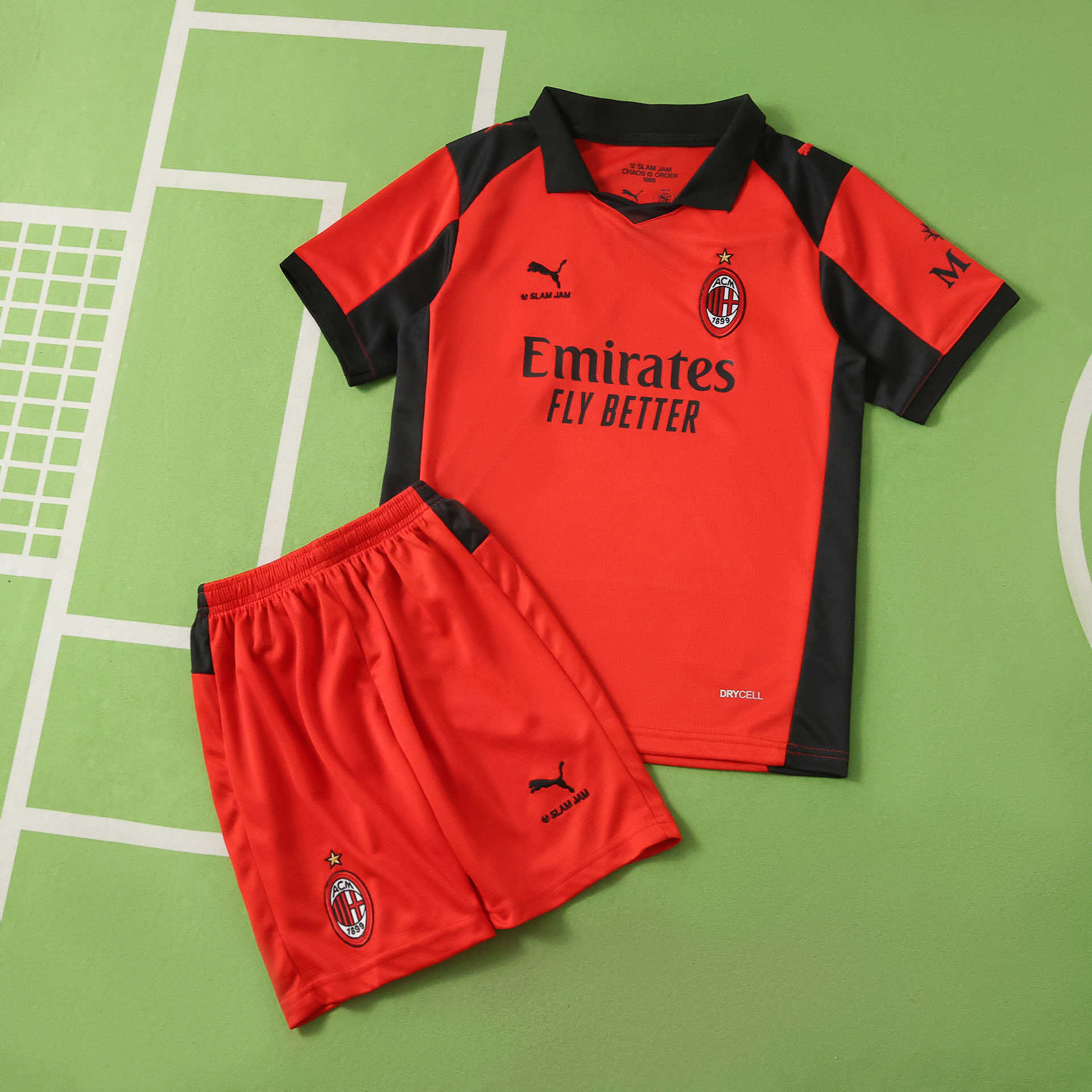 Equipamento Criança A.C. Milan X Slam Jam 2026 1