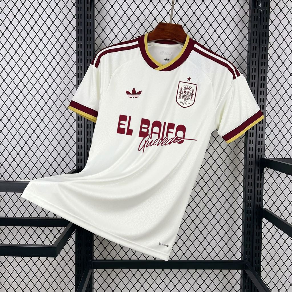 Camisola Espanha Alternativa X Quevedo “EL BAIFA” 2026 1