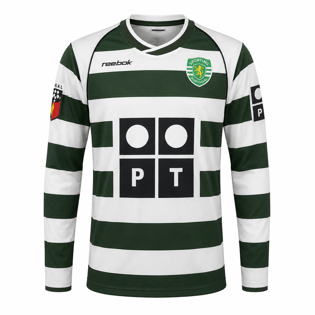 Camisola Retro Sporting C.P. Principal 2002/03 - Manga Comprida 1