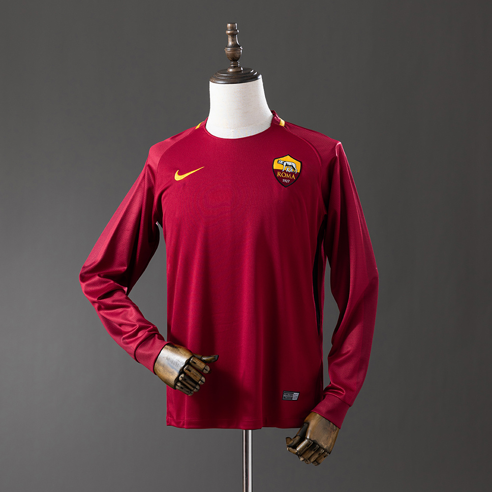 Camisola Retro A.S. Roma Principal 2017/18 - Manga Comprida 1