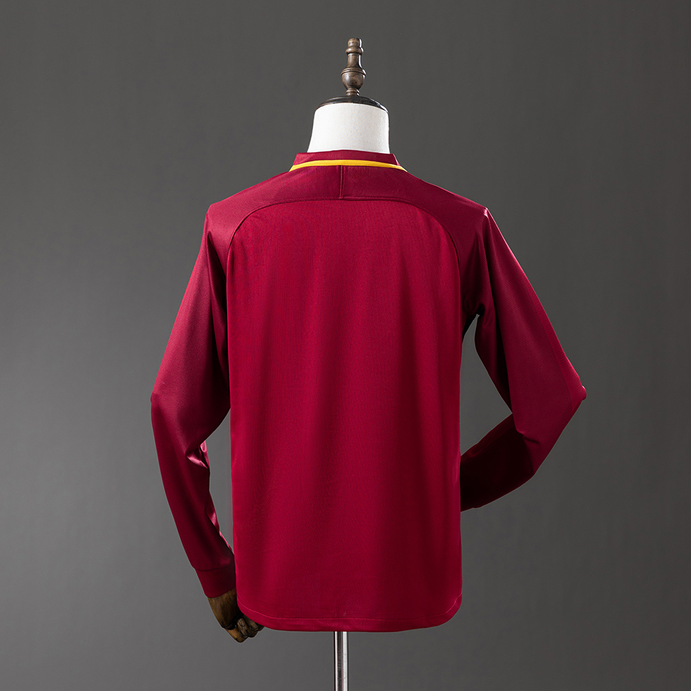 Camisola Retro A.S. Roma Principal 2017/18 - Manga Comprida 2