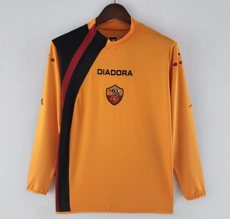 Camisola Retro A.S. Roma Principal 2005/06 - Manga Comprida 1