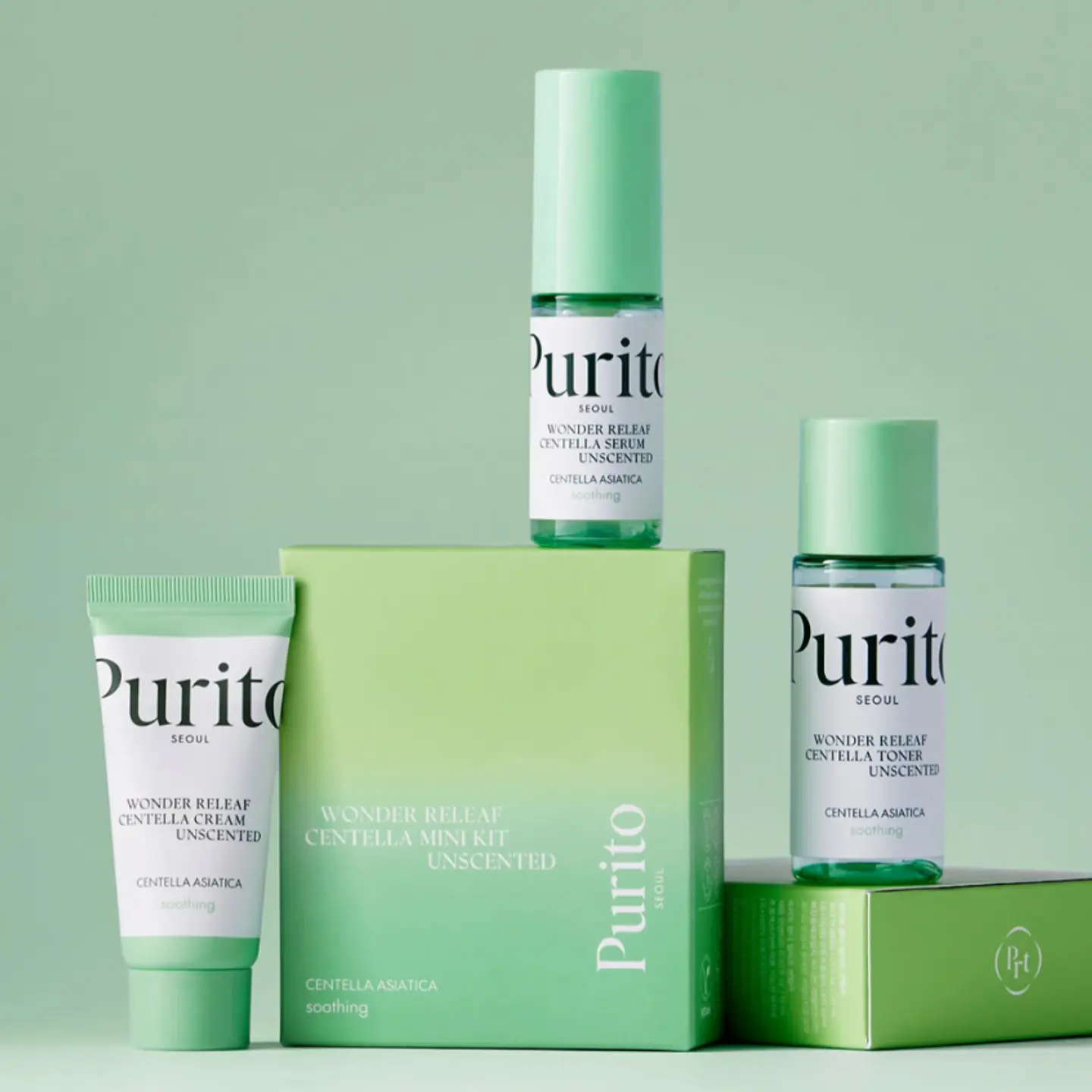 Wonder Releaf Centella Unscented Mini Kit 3 piezas 1