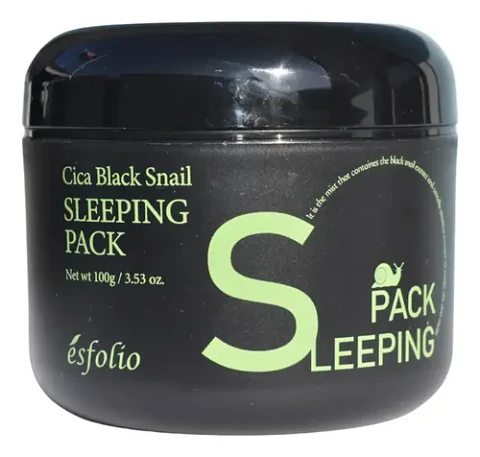 Esfolio Cica Black Snail Sleeping Pack 100g