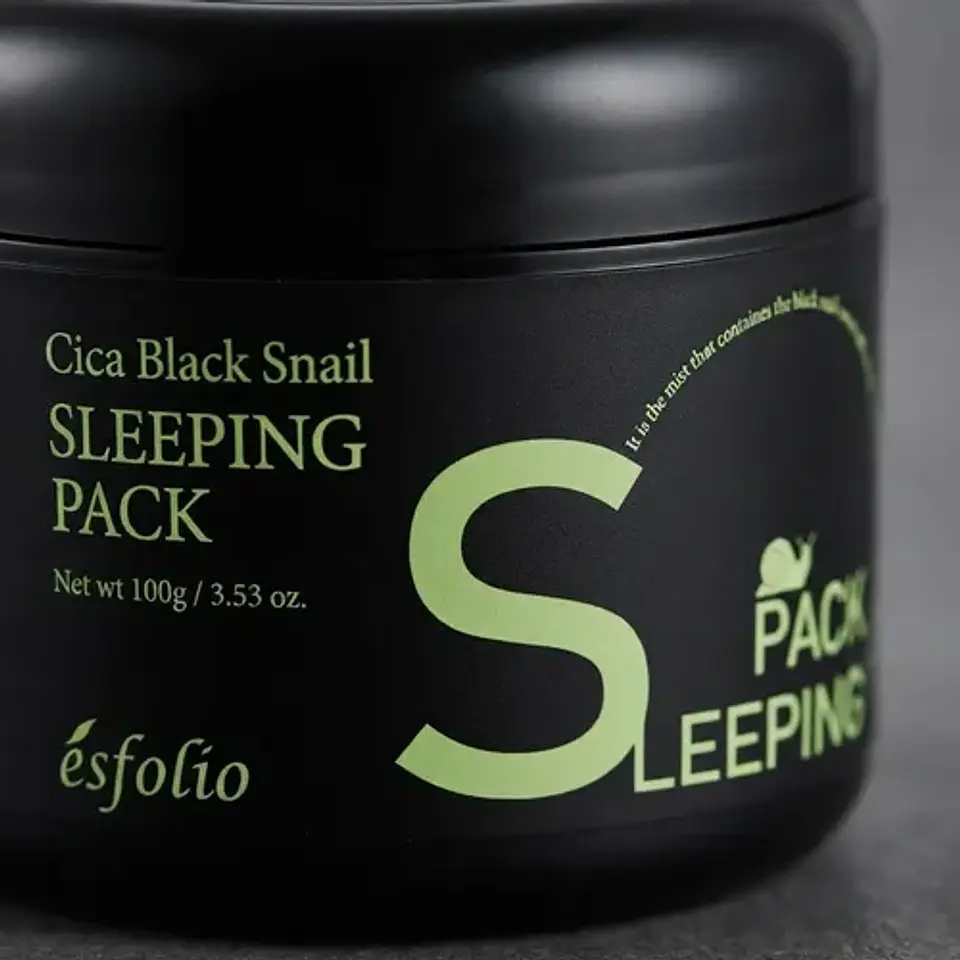 Esfolio Cica Black Snail Sleeping Pack 100g 3
