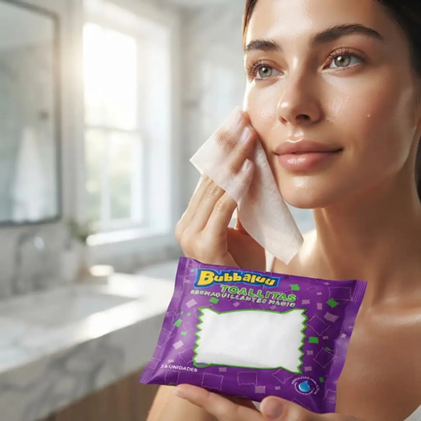 Toallas Desmaquillantes Faciales Bubbaluu Magic 24un 6