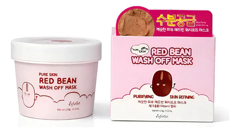 Mascarilla Facial Esfolio Pure Skin Red Bean Wash Off 120g