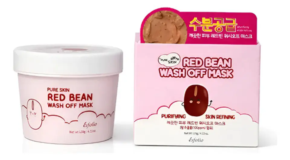 Mascarilla Facial Esfolio Pure Skin Red Bean Wash Off 120g 1