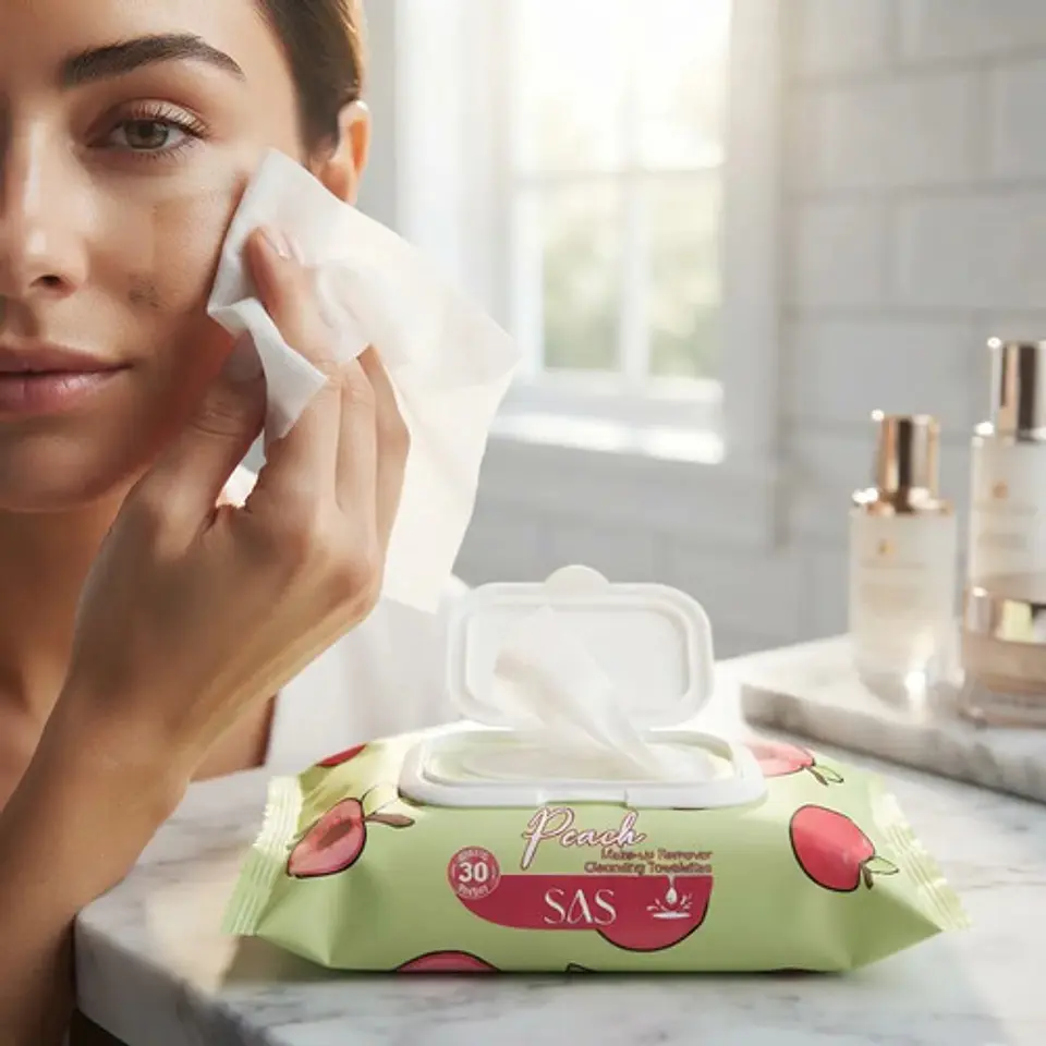 Toallitas Desmaquillantes Aroma Durazno 30u -sas 2