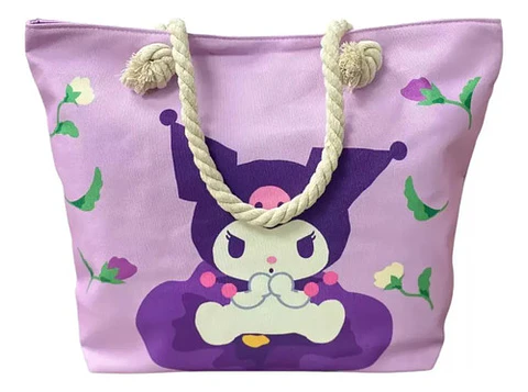 Bolso De Playa Kuromi Verano Original Licencia Sanrio