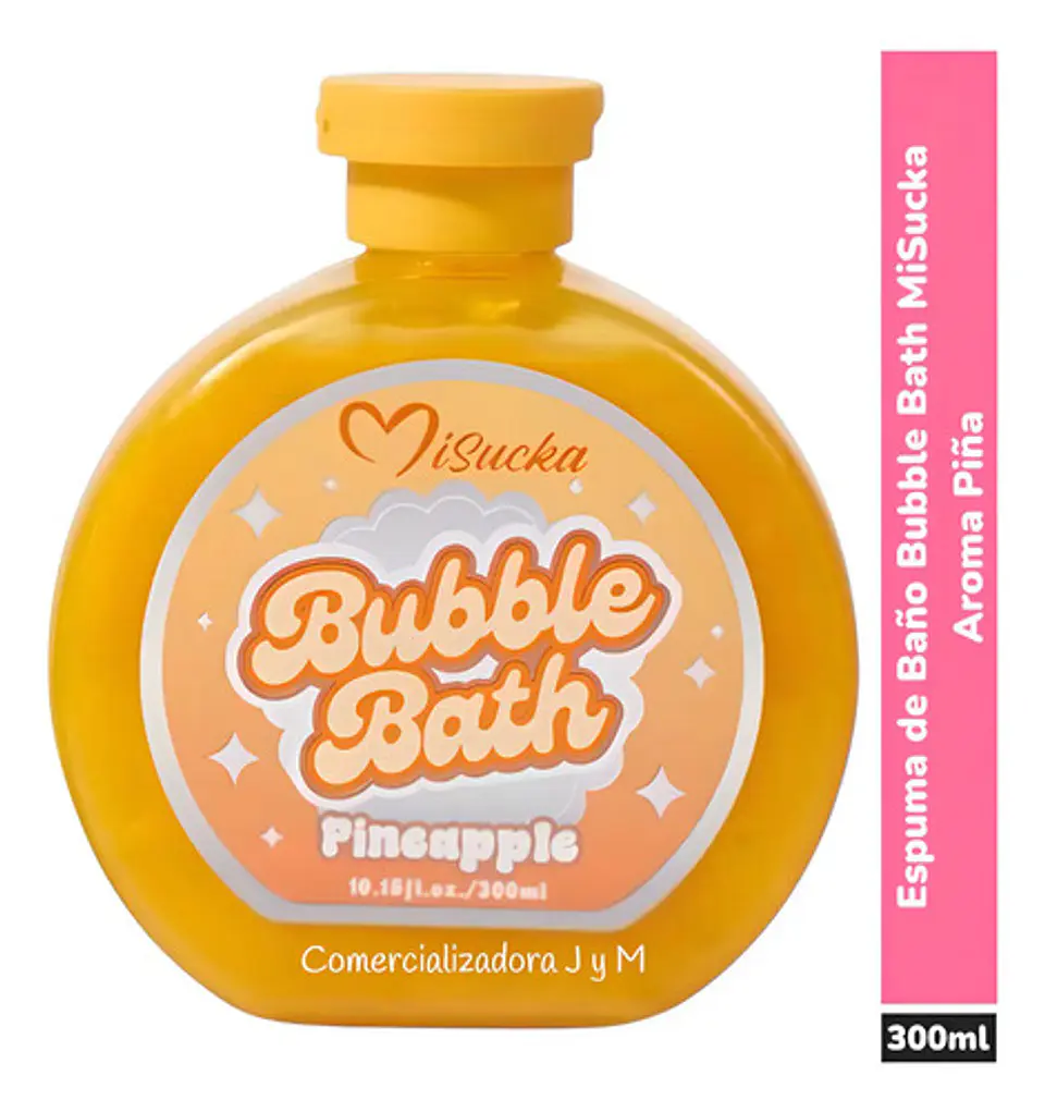 Misucka Espuma Baño Hidratante Perfumada Bubble Bath 300ml Piña 1